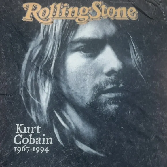 Rolling Stones Limited Edition Kurt Cobain T-Shirt